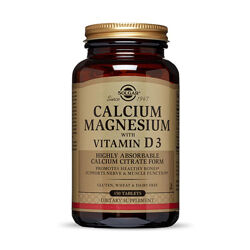 Solgar Calcium Magnesium with Vitamin D3 кальцій магній Д3 солгар