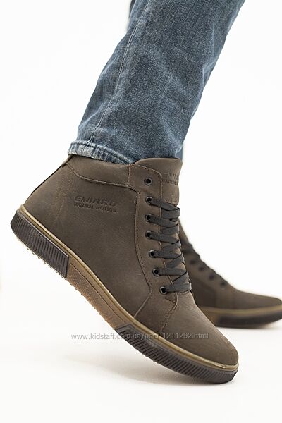 Мужские зимние ботинки из натуральной кожи Anser x500 Emirro