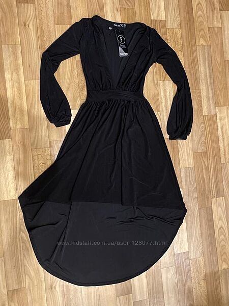 Платье сукня boohoo зі шлейфом, розмір хс