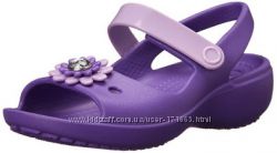 летние Crocs для девочек. Magenta Keeley Mini Flower