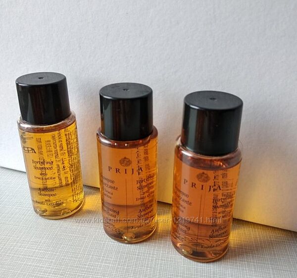 Набор мини шампуней Priya