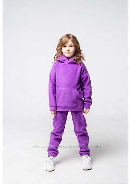 Костюм флісовий, теплий з капюшоном.