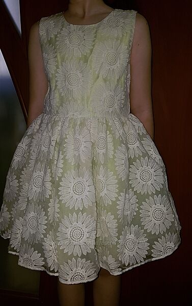 Нарядное ажурное платье Сhildren&acutes place 10 лет праздничное очень красивое