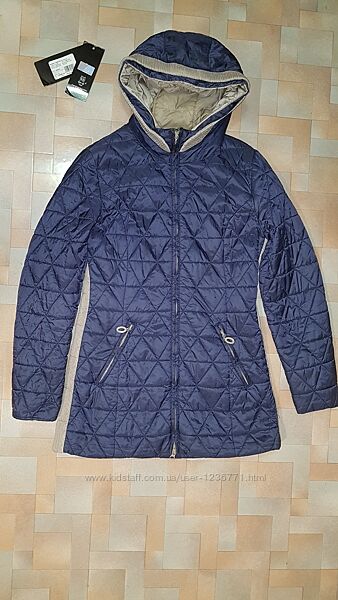 Удлиненная стеганая куртка, деми пальто Snow Owl М р-р темно-синий