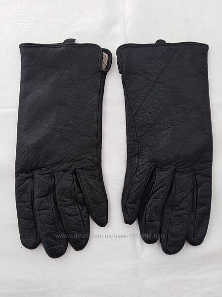Кожаные перчатки H&M.