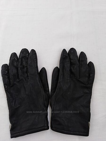 Перчатки из натуральной кожи Esprit.