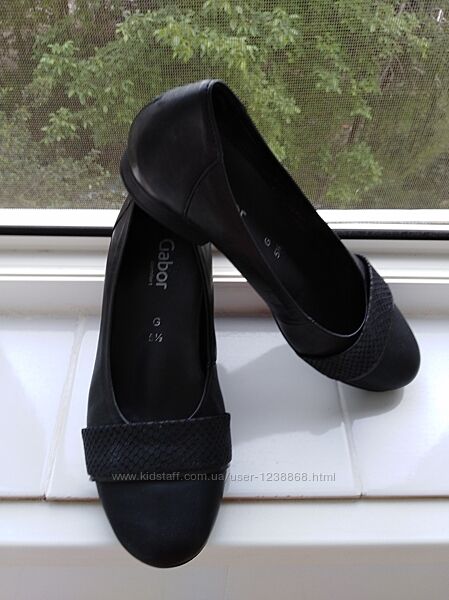 Кожаные туфли Gabor comfort.