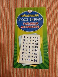 Найшвидший спосіб вивчити таблицю множення, книжка, початкова школа