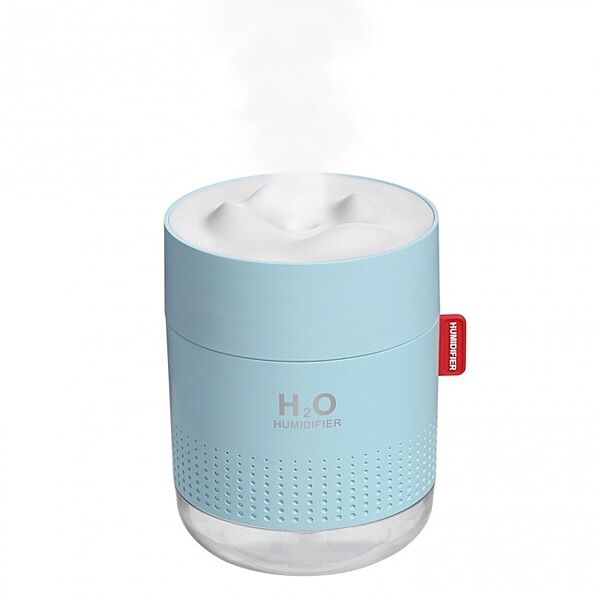 Ультразвуковой увлажнитель воздуха H2O Humidifier 500мл, голубой