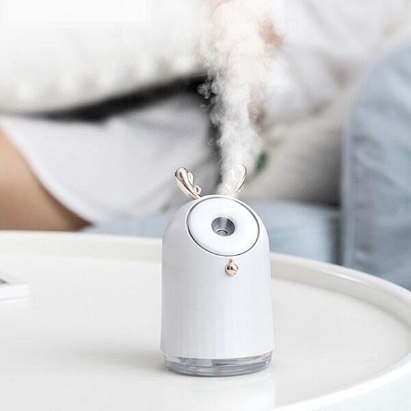 Ультразвуковой увлажнитель воздуха с питанием от USB - Бемби, белый