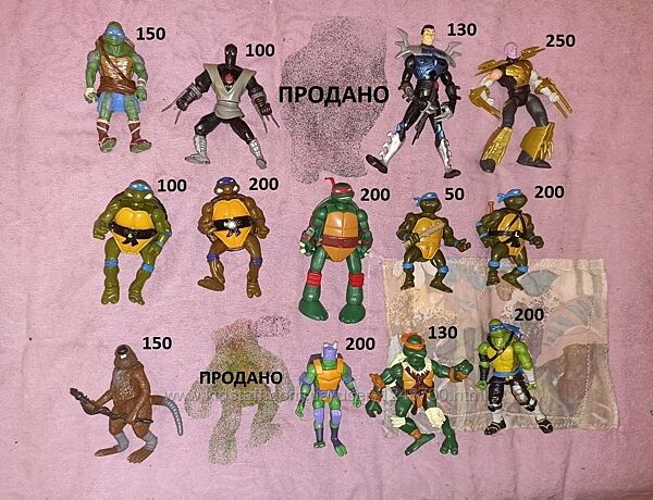 Черепашки ниндзя, ninja turtles, TMNT, Playmates 