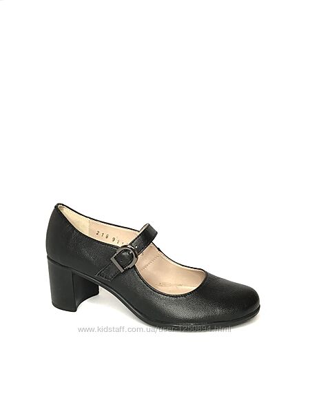 Новые женские туфли 36 р кожаные лодочки с застежкой мери Джейн 