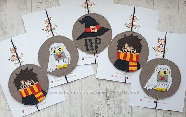 Закладки для книг Гаррі Поттер