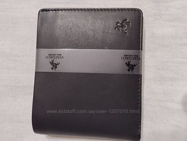 Кошелек мужской кожаный мужское портмоне visconti vsl33 c rfid