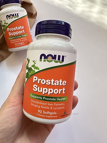 NOW Foods Prostate Support підтримка здоровя простати, 90 капсул США