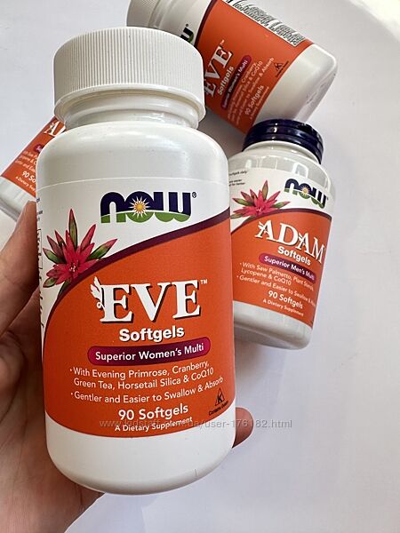 NOW Foods, EVE мультивітаміни для жінок, 90 капсул USA