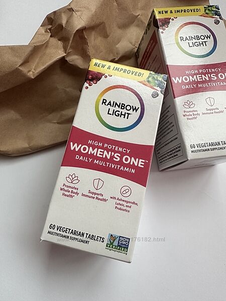 Rainbow Light, мультивітаміни для жінок 60 таблеток США
