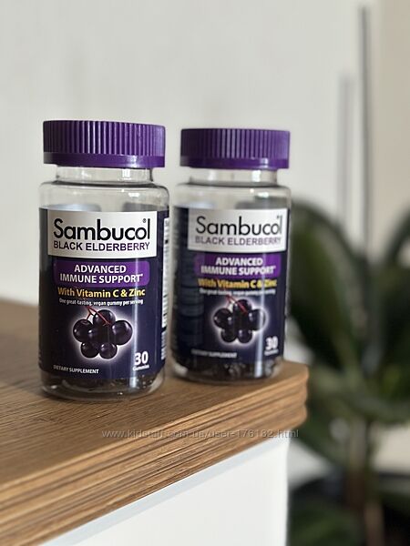 Sambucol, чорна бузина вітамін C Цинк для дітей для імунітету США