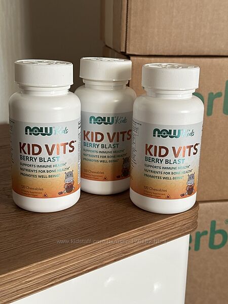 Мультивітаміни дитячі NOW Foods вітаміни для дітей, 120 шт