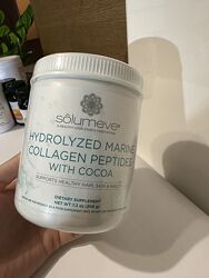 Колаген морський Solumeve, пептиди морського колагену з какао 206г США