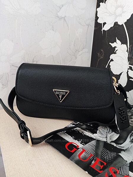Кроссбоди Guess Cordelia белая малинова коричневая бежевая графитовая