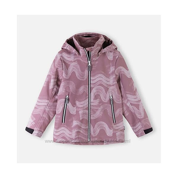 Демісезонна куртка для дівчинки Reima Softshell Kulloo. Розміри 104 - 164