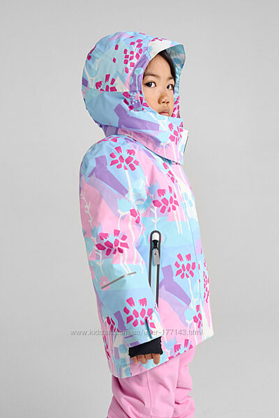  Зимняя горнолыжная куртка для девочки Reimatec Kiiruna. Размеры 92-140