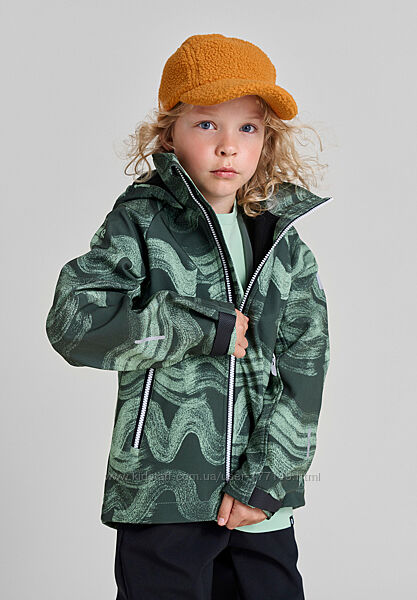  Демисезонная куртка для мальчика Reima Softshell Aitoo. Размеры 104  - 164