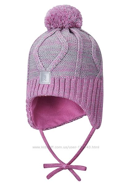Зимняя шапка для девочки Reima Paljakka. Размеры 46-54