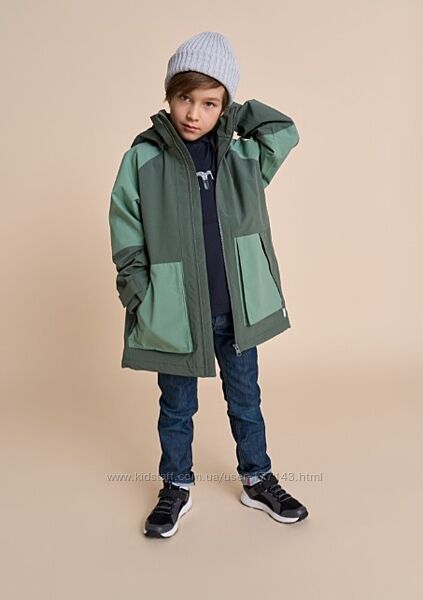 Демисезонная куртка ветровка для мальчика Reimatec Nurmo. Размеры 104-164