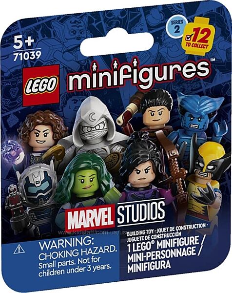 LEGO Minifigures 71039 Marvel Studios, серія 2 - випадковий персонаж