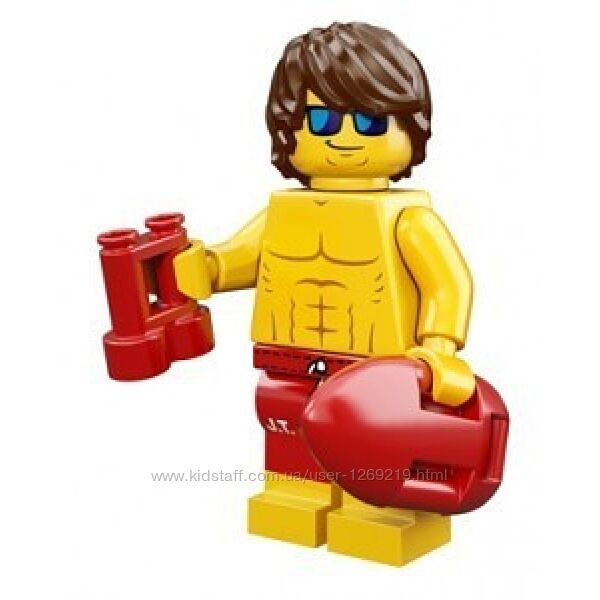 Minifigures Серія 12 Lego 71007-7 Lifeguard--Рятувальник-плавець