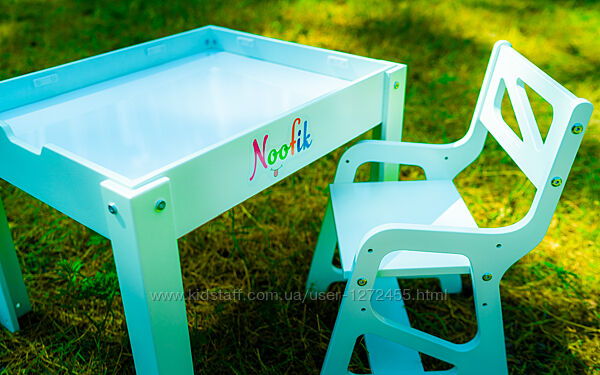 Дитячий світловий стіл-пісочниця Noofik модель Standart без кишені