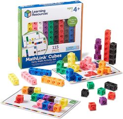 Learning Resources Развивающий игровой набор конструктор кубики 115 штук
