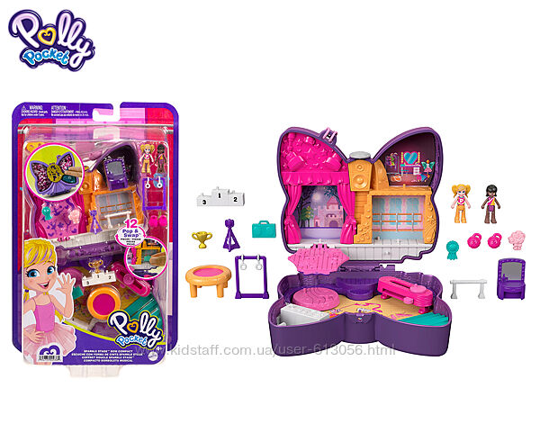 Игровой набор Полли Покет Бант Polly Pocket Mattel HCG17