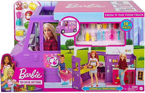 Игровой набор Барби Кафе на колесах фургон Barbie Mattel GMW07