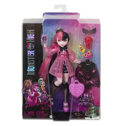 кукла Монстер Хай Дракулаура  с аксессуарами питомцем Monster High HHK51