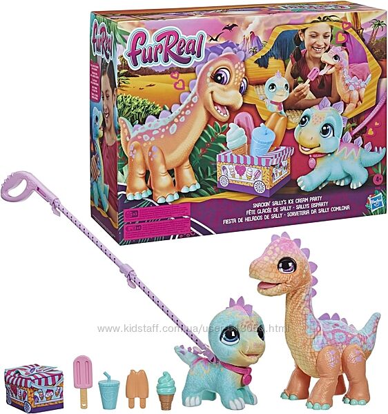 FurReal Интерактивная игрушка 2 динозавра Снекин Сем Бронто