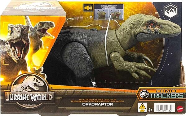 Игрушка динозавр Оркораптор со звуком Jurassic World Orkoraptor Mattel HLP2