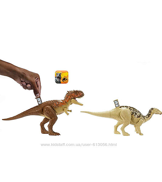 набор 2 динозавра Игуанадон и Скорпиовенатор Jurassic World Mattel HLN15