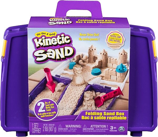 Набор кинетического песка Замок в чемодане Kinetic Sand