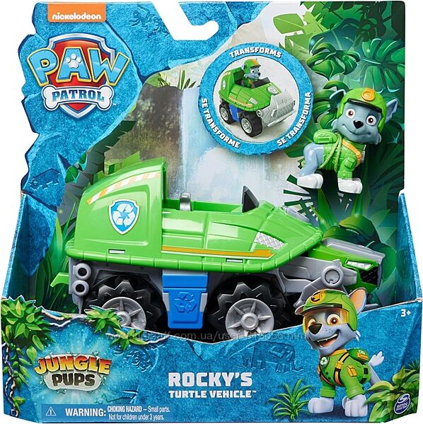 Щенячий патруль автомобиль трансформер Джунгли Рокки PAW Patrol