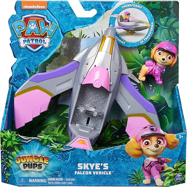 Щенячий патруль автомобиль трансформер Джунгли Скай PAW Patrol