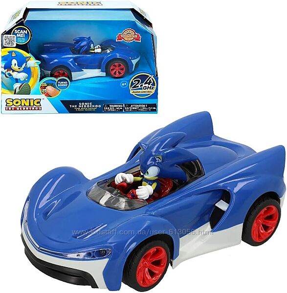 Машинка Соник Ежик на радиоуправлении Team Sonic Racing the Hedgehog RC 