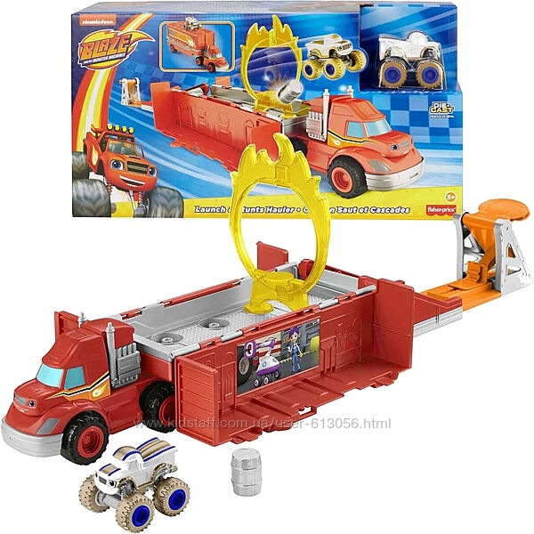 Вспыш и чудо машинки грузовик Fisher-Price Blaze & the Monster Machines 