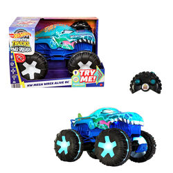 Хот Вілс Монстр Трак Мега Рекс машинка позашляховик на керуванні Hot Wheels