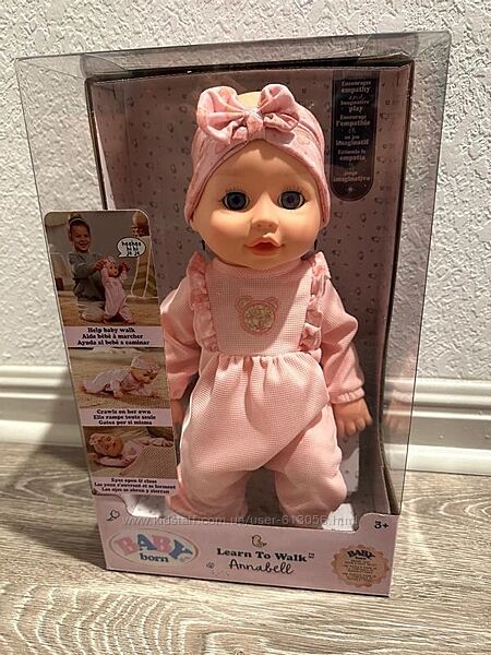 Інтерактивна лялька Бебі Анабель повзає звук Baby Annabell 