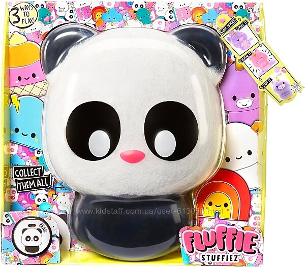 Fluffie Stuffiez Мяка іграшка-антистрес Пухнастий сюрприз Велика Панда