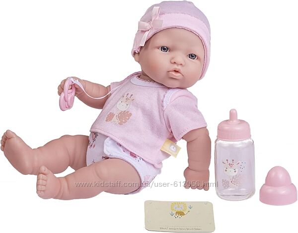 Реалістичний пупс з аксесуарами Ньюборн JC Toys La Newborn