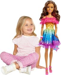 Лялька барбі велика брюнетка Найкраща подружка 71см Barbie